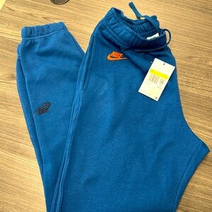 Mens Nike Blue Sweatpants size small NWT